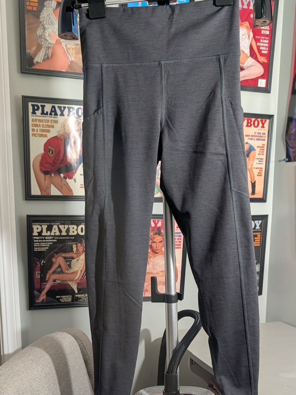 American Eagle High-Waist Charcoal Gray Workout Leggings